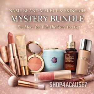 Mystery Beauty Bundle | Name Brand Makeup & Skincare | New | Bid to Unlock More